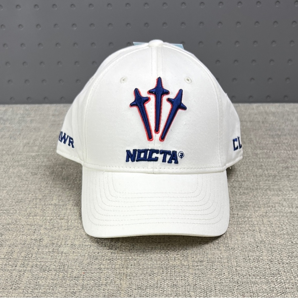 Nike x Drake NOCTA Souvenir Cactus Cap Hat White Blue Red Adjustable